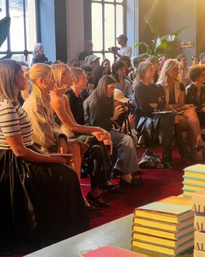 Zawe Ashton Instagram - Chic Lit. @miumiu 

Miu Miu Literary Club, you were the salon of the season.

We got dressed up and went and celebrated two authors I’d unbelievably never heard of: Sibilla Aleramo and Alba de Céspedes. Forces of nature, writing ahead of their time in the challenging classification of memoir. Having written in the memoir space, albeit a very unconventional one, it really came to me during the discussions we had that to write from your life is to potentially be trying to find the ‘language of your life’. 

What kind of LANGUAGE do I LIVE in? 

Was a profound question to leave with …

Feeling inspired by the cultural platforms you’re creating @miumiu Thank you for the threads and the wonderful conversation.

Bella Italia! Belissimo Milano!

#MiuMiuLiteraryClub