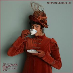 Zawe Ashton Instagram - The tea is STILL hot hennys…

Mr Malcolm’s List lands on @netflixuk TOMORROW!

Your favourite Regency Romcom is BACK! 

It’s still Netflix and chill weather out there sweeties, so see you on the sofa! 🍷 

#MrMalcolm’sList @mrmalcolmslist 📝 🩷