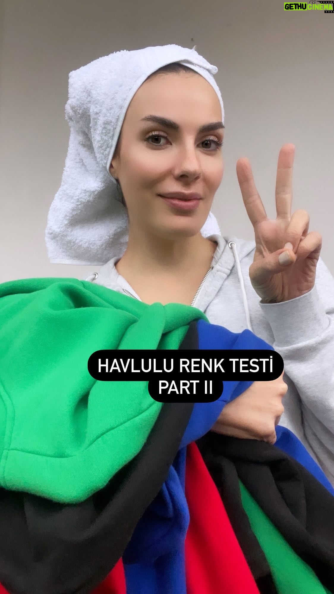 Zeynep Koltuk Instagram - Soğuk ve koyu renkler için yaratılmışım aksini söyleyen arkadaşlar(!) ne kadar doğru söylüyormuş gördük walla🤔😅 #renktesti