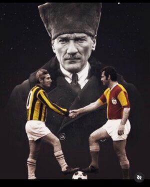 Zeyno Günenç Instagram - Atam❤️❤️❤️ Fenerbahçeli olarak iki büyük takımı da tebrik ediyorum 💛💙💛❤️🇹🇷🇹🇷🇹🇷