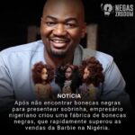 Zezeh Barbosa Instagram - Representatividade!✊🏾 Notícias como essa mostram o tamanho da força da identificação, né?❤️ Com certeza as meninas negras se reconhecem nessas bonecas, lindíssimo!🌷 #repost @asnegasdoziriguidumoficial Histórias que precisam ser contadas ❤️ Em 2006, o empresário nigeriano Taofick Okoya percebeu que, apesar de estar no país com a maior concentração de pessoas negras do mundo, não conseguia encontrar bonecas negras nas lojas ao procurar um presente de aniversário para sua sobrinha. Isso o inspirou a criar algo que representasse a diversidade e a beleza das crianças africanas. Assim nasceu a “Queens of Africa” (“Rainhas da África”), uma linha de bonecas que se tornou um sucesso na Nigéria. Com rainhas e princesas vestidas com trajes com estampa africana e penteados tradicionais do país, as bonecas superaram durante anos até mesmo as vendas da famosa Barbie, segundo o jornal britânico The Guardian. #AsNegasDoZiriguidum #antiracismo #antiracista #educacaoantirracista #racismoécrime #racismoestrutural #racismoinstitucional #consciencianegra #racistasnãopassarão