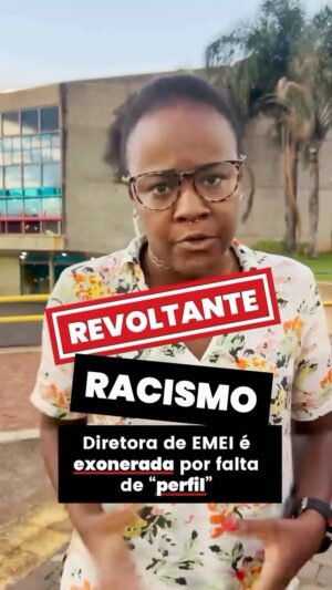 Zezeh Barbosa Instagram - Absurdo!!!😤✊🏾

Em pleno 2024, amores…🤮

#repost @todandara A professora @milacvm seguiu o que previa o edital para ser diretora de escola. Fez a prova e ficou em primeiro lugar! 

Logo que tomou posse começaram as perseguições, até culminar na exoneração da função. 

O argumento usado pela Secretaria de Educação da Prefeitura de Uberlândia? Não ter perfil, não ter aparência para o cargo. 

Camila nunca teve nem um processo administrativo sequer aberto. Racismo institucional explícito.

O Diretor de EMEI virou cargo comissionado que faz o que quiser sem critérios? 

A vontade democrática da comunidade escolar pode ser assim desrespeitada? 

Toda nossa solidariedade a essa educadora. Vamos a luta! ✊🏾
.
.
#antiracismo #antiracista #racismoestrutural #racismoécrime #racistasnãopassarão #racismoinstitucional #educacaoantirracista #racismonão #racismonao #consciencianegra