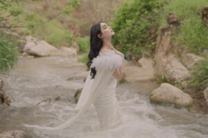 Zhalla Rasul Instagram - The sirens are singing your song.
That beautiful dress by @xatwn_couture