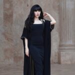 Zhalla Rasul Instagram – Shades of black 
@xatwn_couture 🖤