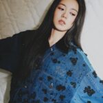 Zhao Jinmai Instagram – 🌌@MiuMiu #MiuMiuUpcycled