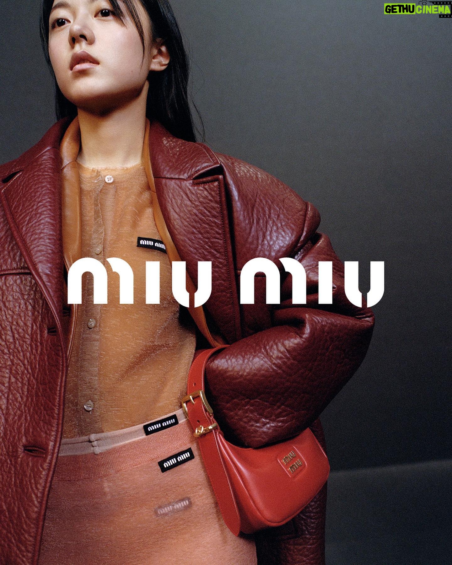 Zhao Jinmai Instagram - This winter with @miumiu #miumiufw23