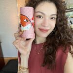 Zhong Chuxi Instagram - Lovely lovely!💜 #LVParfums #LVPrefall24 @louisvuitton