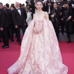 Zhong Chuxi Instagram – Thanks @lorealparis 🌸 #LorealParisCannes #CannesFilmFestival