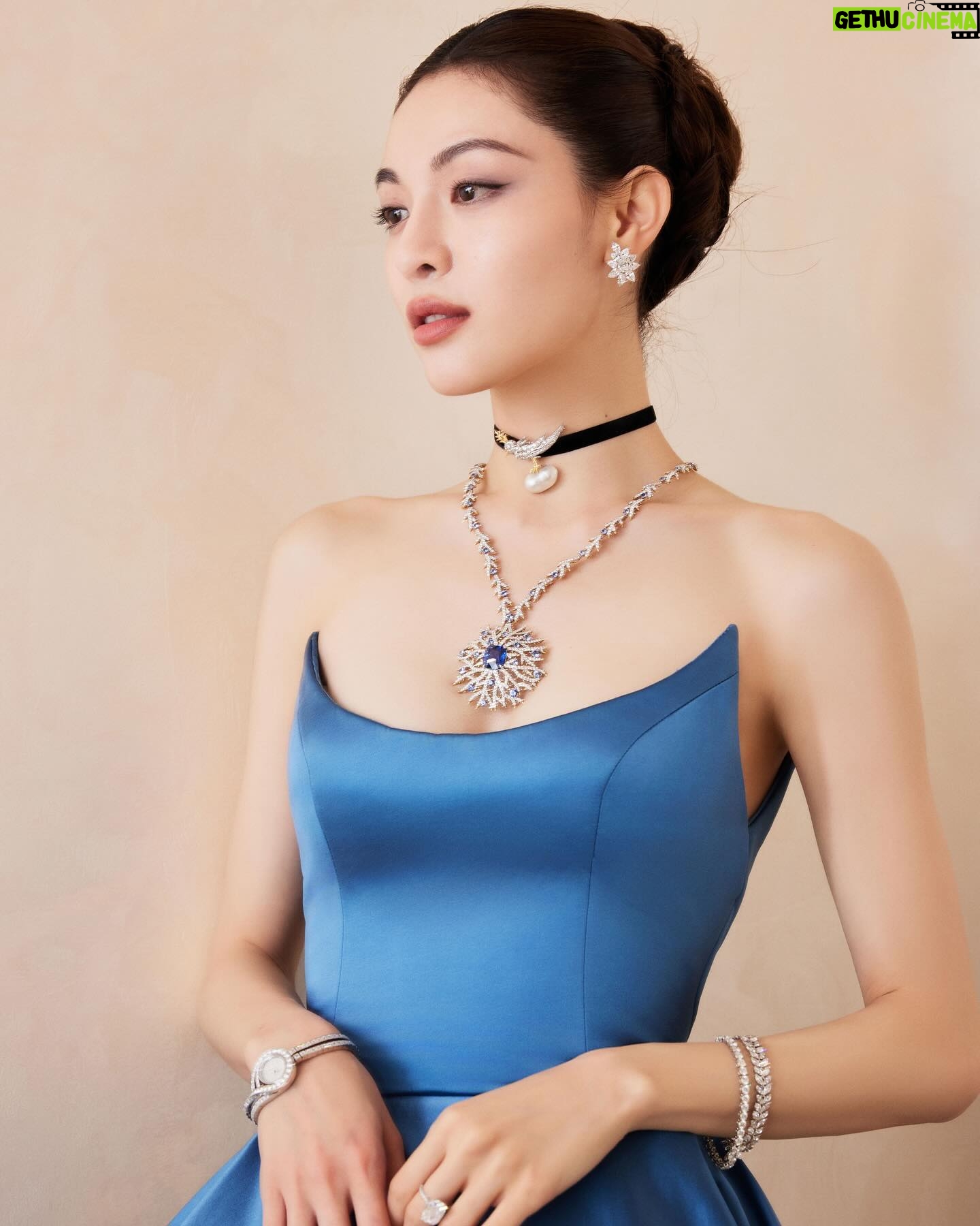 Zhong Chuxi Instagram - 🩵✨ #TiffanyAndCo #TiffanyHighJewelry