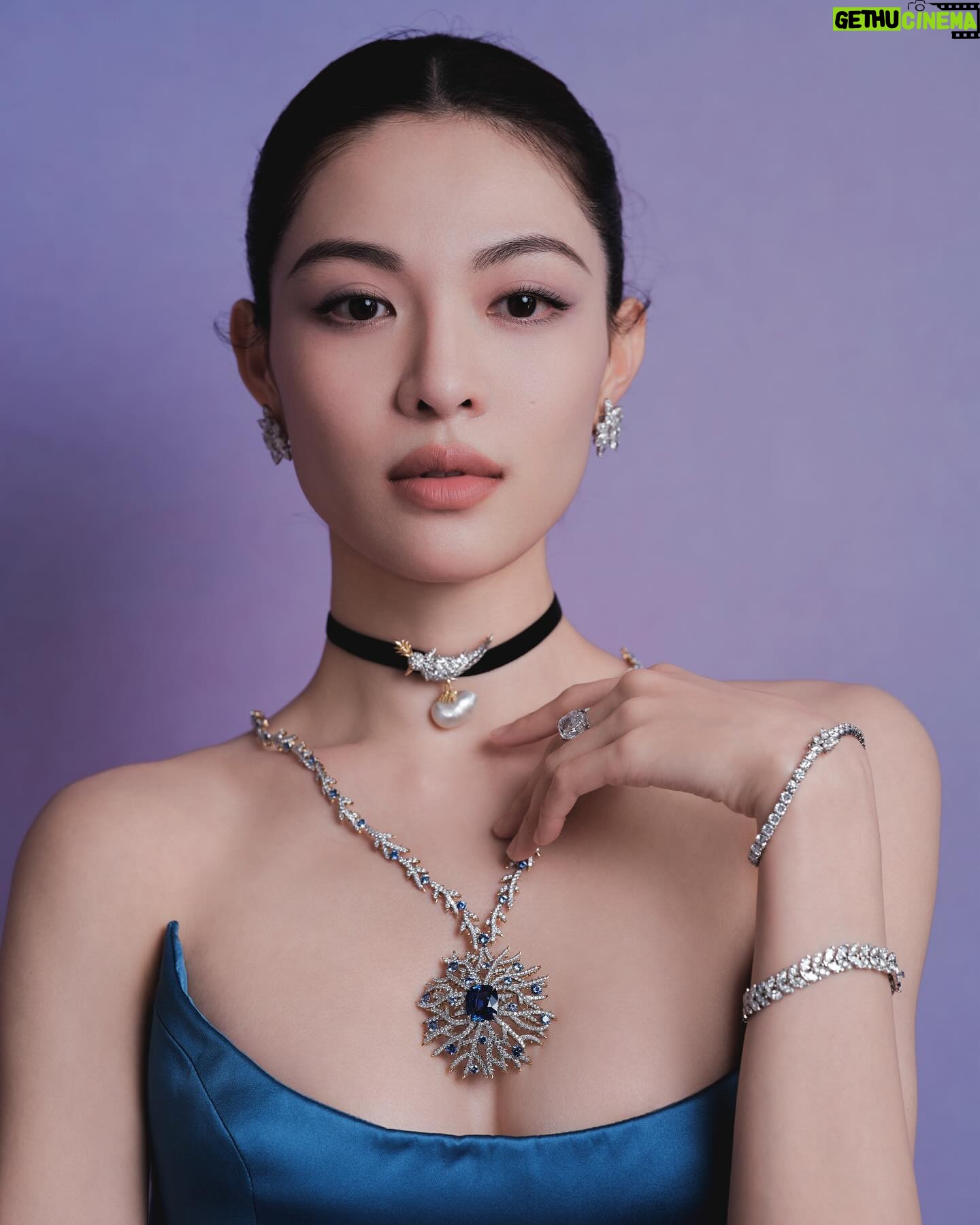 Zhong Chuxi Instagram - 🩵✨ #TiffanyAndCo #TiffanyHighJewelry