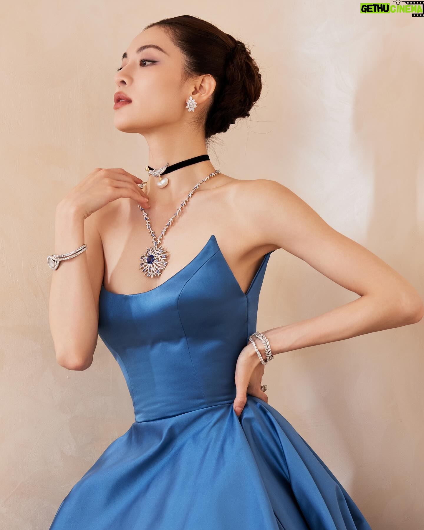 Zhong Chuxi Instagram - 🩵✨ #TiffanyAndCo #TiffanyHighJewelry