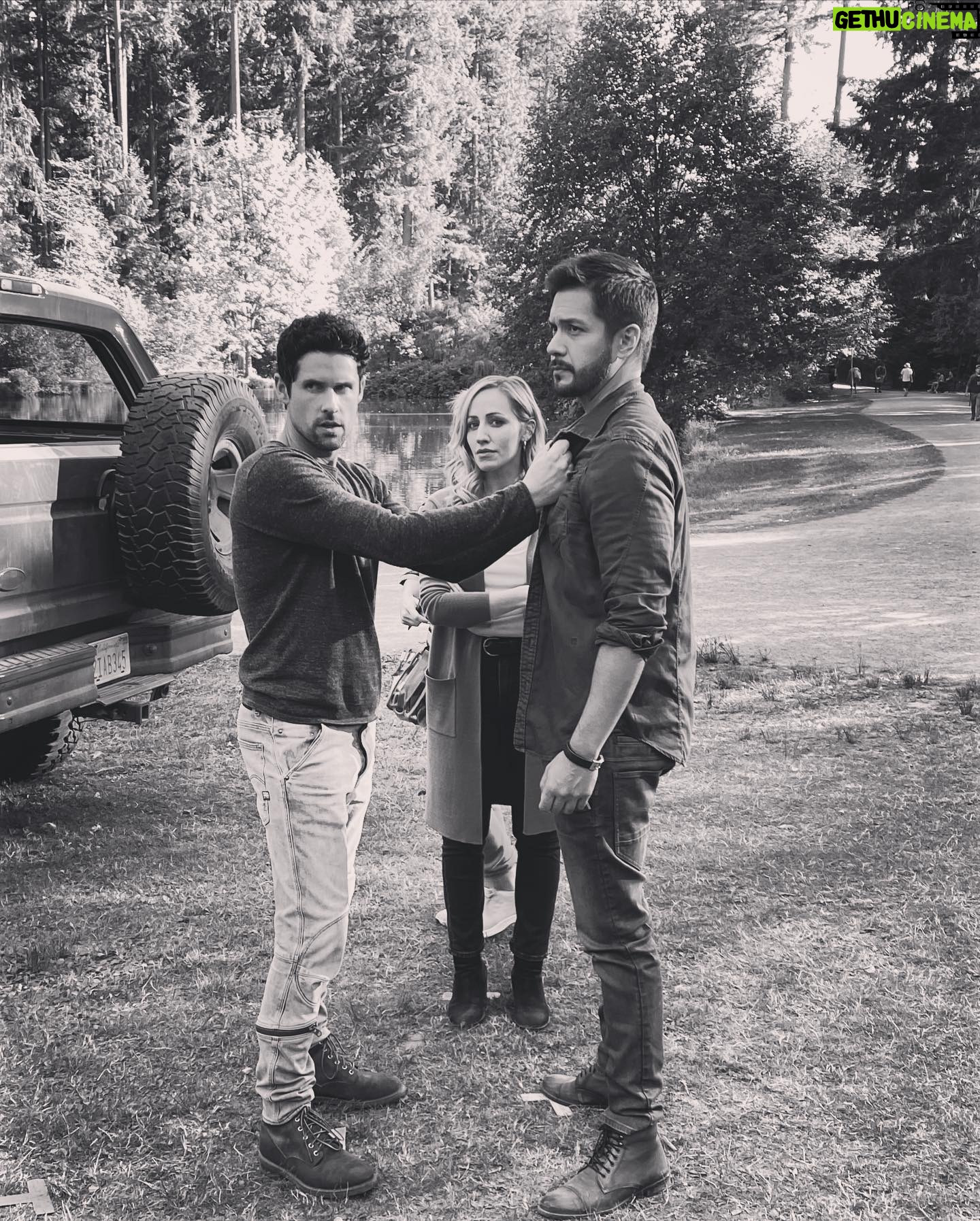 Zibby Allen - 3 Likes - At long last, some VR #bts 🩶
#virginriverseries #virginrivernetflix #virginriverseason5
(photo of Martin and me taken by @alexandrabreck on her cool n’ fancy 📸 )