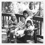 Zibby Allen Instagram - This is from that time I brought my very first boyfriend - #TeddyRuxpin - on a family vacation. I recall us all having a splendid time! However, I’m just noticing the look on his face here (➡️) and realize now that perhaps he was actually fairly terrified of my very loud family. In fact, it’s occurring to me only in this moment that maybe this trip was actually the beginning of our imminent end... #Hindsight #Regrets #MeetTheFamily #FirstLoves