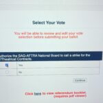 Zibby Allen Instagram - Voted yes, dudes. #wgastrong #sagaftrastrong