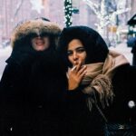 Zita Hanrot Instagram - Snow and cigarette à New York 📸 @camille.of