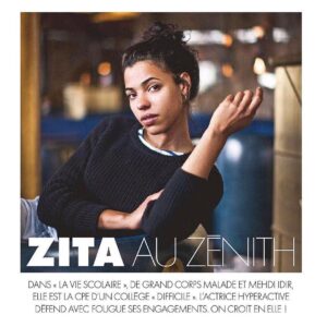 Zita Hanrot Instagram - Grand portrait dans le @ellefr à l’occasion de la sortie de LA VIE SCOLAIRE  28 août au cinéma !!🙏🏾🙏🏾🙏🏾🤗🤗🤗🤗😱😱😱