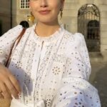 Zoë Pastelle Holthuizen Instagram - spring in Zurich wearing @sezane 🤍 #sezanelovers #ad