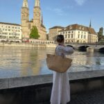 Zoë Pastelle Holthuizen Instagram - spring in Zurich wearing @sezane 🤍 #sezanelovers #ad