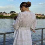 Zoë Pastelle Holthuizen Instagram - spring in Zurich wearing @sezane 🤍 #sezanelovers #ad