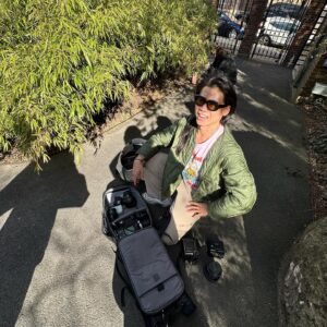 Zoë Chao Instagram - I sat down with fellow New Englander @coralie.kraft on a rainy Manhattan afternoon to eat tiny sandwiches without crusts   discuss my good fortune on being a part of s3 of @partydownstarz (episode 4 is out now!)

Then chased geese (bad idea) with @djdumpling in the Brooklyn Botanic Gardens (good idea) - beaucoup de geese poo on shoes. 

Thank you @thesamrichardson @chrizmillr @jenbom2000 for so much.

Makeup: @gitabass 
Hair: @mioknyc 
Stylist: @tiffanimorenostudio 
Pant Set: @stinegoyastudio 
Coat: @babatonpc 
And @briannasmith   @idpr