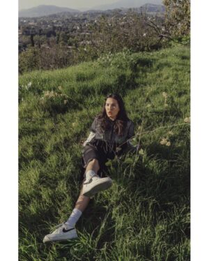 Zoë Chao Instagram - shot the shiz with @devynnmolina over at beloved art collective @ladygunn 🤎 

a big thank you to my gifted friend for this shoot @nolwencif 🤎and to my favorite LA based line @goodfight for every single look 🤎 lastly to @daniellehaxtonmua for expanding my hair   makeup game! 🤎