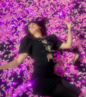 Zoë Chao Instagram - Partying for PARTY DOWN season 3 OUT TODAY @starz [gobsmacked   proud   crazy grateful] [👩🏻‍🍳] 

Hair @dereksyuen 🎀
Makeup @allanface 🎀 assisted by @rubyvo_ 🎀
Stylist @tiffanimorenostudio 🎀
Wardrobe assistance @lpembroke 🎀
All the things @teamid 🎀

Dress: @rebeccavallance 
Shoes: @sam_edelman 
Jewels: @danarebecca @melindamaria_jewelry @sterlingforever