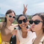 Zoie Tam Instagram – Fully recharged from this Easter Holiday.  Gabri made a few new friends and got her first tan line along the way.  Already planning the next one😎
