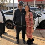 Zolee Griggs Instagram - A win for music lovers (aka me) I’m literally driving down Fairfax and see THEE legend Stevie Wonder on the side walk. I told him how Innervisions is a beautiful body of work. Omg love you #StevieWonder