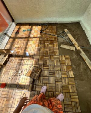Zolee Griggs Instagram - Remember all them times I’d be like “haha I’m bob the builder” well it paid off. I redid my atrium..damn near by myself. It’s not 100% complete but almost there. Patience is key ☺️✌🏽 (just a lil sum I’m proud of)
