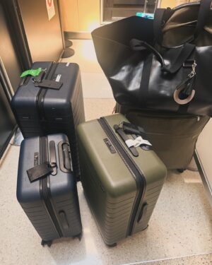 Zosia Mamet Instagram - On the road again. Missing @johnakite_ , the fur babies & my bed already but excited for this brand new adventure. Vancouver, show me what you got. 

Overpacked as always. At least I’m consistent.