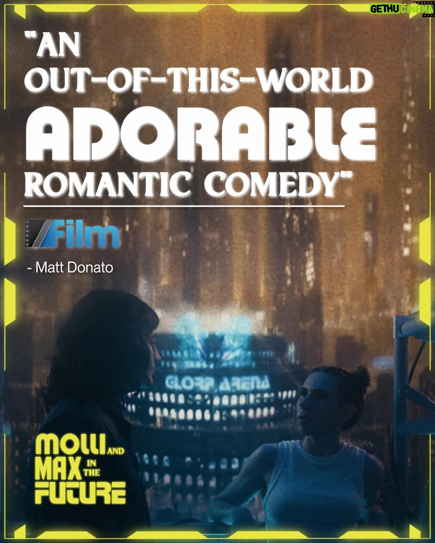Zosia Mamet Instagram - π¨βπ @air_stotle is max π¨βπ donβt miss #molliandmax in theaters 2/9! #scifi #romcom #indiemovie #aristotleathari #comingsoon