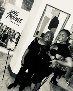 Zuri Adele Instagram - “With peace of mind you have everything.” See you all tonight for more @goodtrouble! 🖤♠️