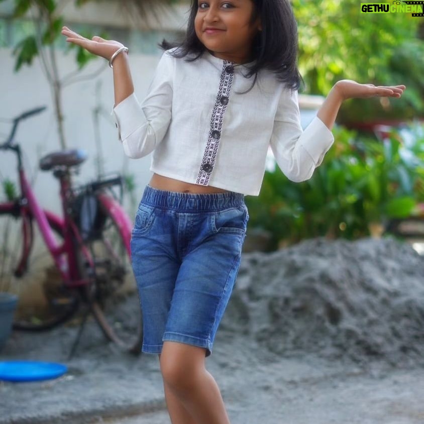 aazhiya sj Instagram - 🌸 New Arrival! Stylish White Linen Blend Top with Block Print & Chinese Collar 🌸 with our beloved Rowdybaby @aazhiya_sj_official #FashionForGirls #TrendAlert" . . . Launching soon! Stay tuned! Follow us @bynikshitha or subscribe at www.nikshitha.com for updates #summertrends #summervibes