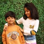aazhiya sj Instagram - I fight - you Fight I bully you - You bully Me I irritate you - you irritate Me I love you - You love me more ❤️🥰 @akhilan_sj . . . . . #Sibblings #Childartist #CelebSibblings #CelebritySibblings #GOAT #Rowdybaby . . @smile_please_photography29