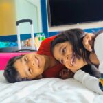 aazhiya sj Instagram - Happiest birthday to my baby brother 💓 our family's valantine's day gift 🎁 Cheers to 6 yrs and many more craziness ❤️ . Let's love laugh and fight 😂 . . #aazhiya #akhilan #bday #feb14