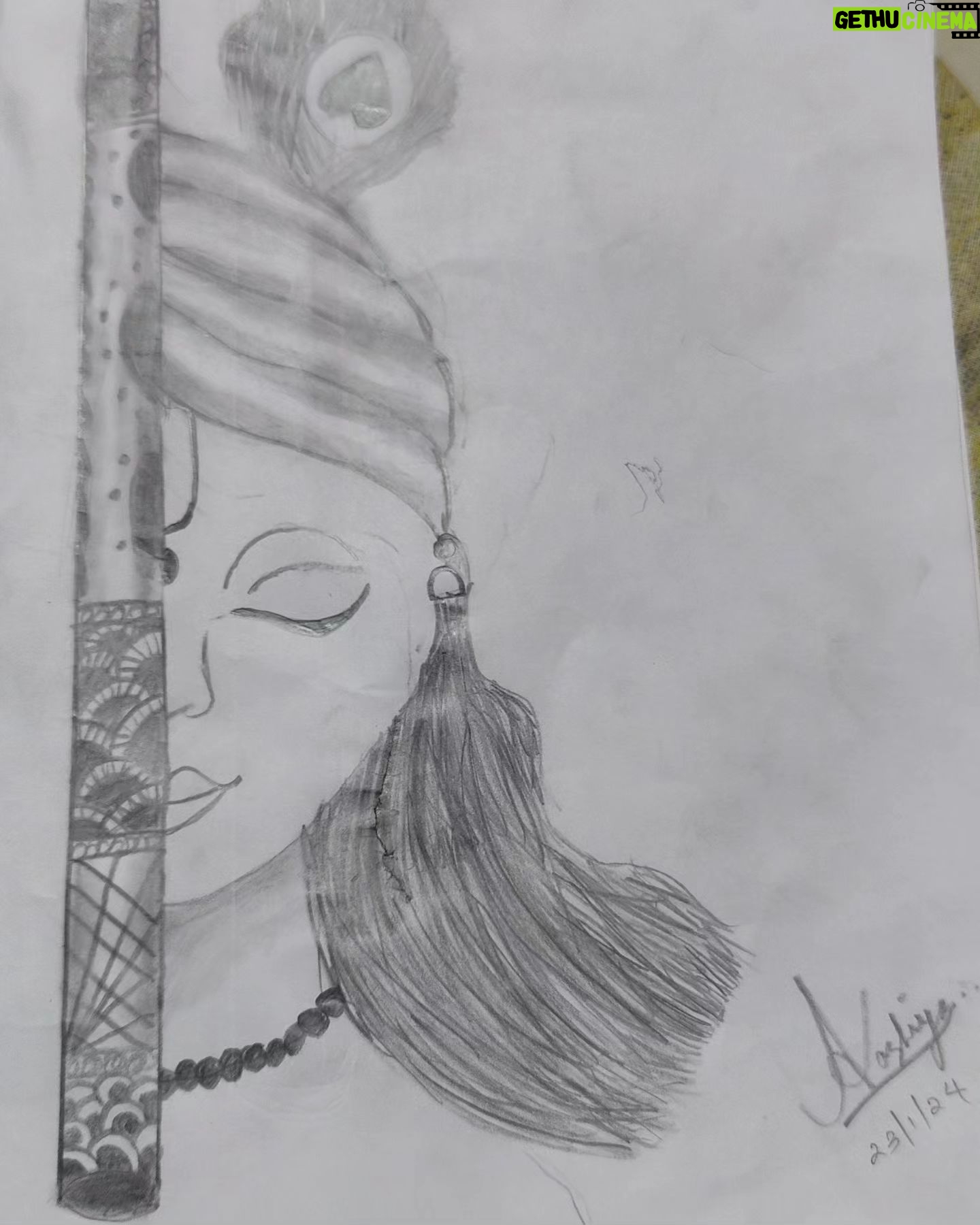 aazhiya sj Instagram - Art By Aazhiya 💗❤️ . . #pencilsketch #lovefordrawings #aazhiya