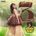 aazhiya sj Instagram - Three cheers for our little mischief-makers! 😍 Celebrating 3 years of giggles, growth, and endless joy with Rowdy Baby @aazhiya_sj_official ❤️. Thank you for being part of our colorful journey! Lots of love and Thanks to All ❤️ @jayshree_senthil @rajaelangovan_offi @akhilan_sj #tamadamedia #rowdybaby #wirally #tamil