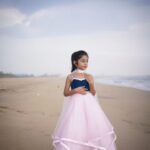 aazhiya sj Instagram - Beautifully dolled up in @prathis_design_studio 's outfit . . . #Aazhiya #AazhiyaRowdybaby #Childartist