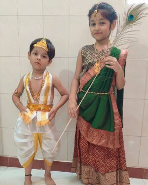 aazhiya sj Instagram - The swag Krishna and Radhe ❤️❤️