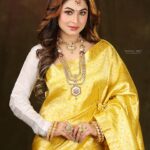 alismita goswami Instagram – 💛

Makeover @mousumi_makeup_artist 
Photography @kamaldeyphotography 
Wearing @momis_wardrobe 
Jewellery @jewelshine_by_momis_wardrobe