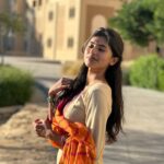 dharshini sudhakar Instagram – Some KambathuPonnu vibes 😘♥️🧿!!!
