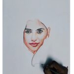 dharshini sudhakar Instagram - Damn! Looks so real ❤️. Thank you so much for the art @indrajith_shekar_18