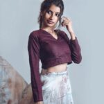 dharshini sudhakar Instagram - Strong and focused 💫 Outfit : @sara.kouture 📸 : @prince.photo.graphy