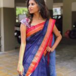 dharshini sudhakar Instagram - Wearing @sichandcollections ❤️🙈