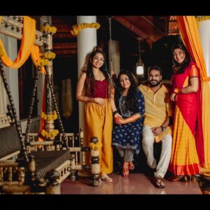 indhu Instagram - Love was definitely in the air when these Still hangs around when these two are together. @aswathypadmavijayakumar , so so happy for you.. l. One more added to the gang. @ankitsharma_nerdstable Welcome!! 

Had so much fun. So much light , love and happiness wished your way. 🌼🌼💙🥳🥳🫰🫰

Happy to have shared this beautiful occasion with buddies @unnimaharaja @archanasukesan @dr.anandvishnu 

Photgraphy by Kalyanaramens.
