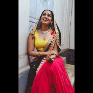 indhu Instagram - I've always wanted to dress up like Radha or Krishna for Janmashtami. Never got the opportunity to. Did a few dances as Radha. ..but now ,I'm happy. He he. 😊 

Happy Krishna Janmashtami 🙏🌼😊🦚

#radha #janmashtami #indiangirl #smile