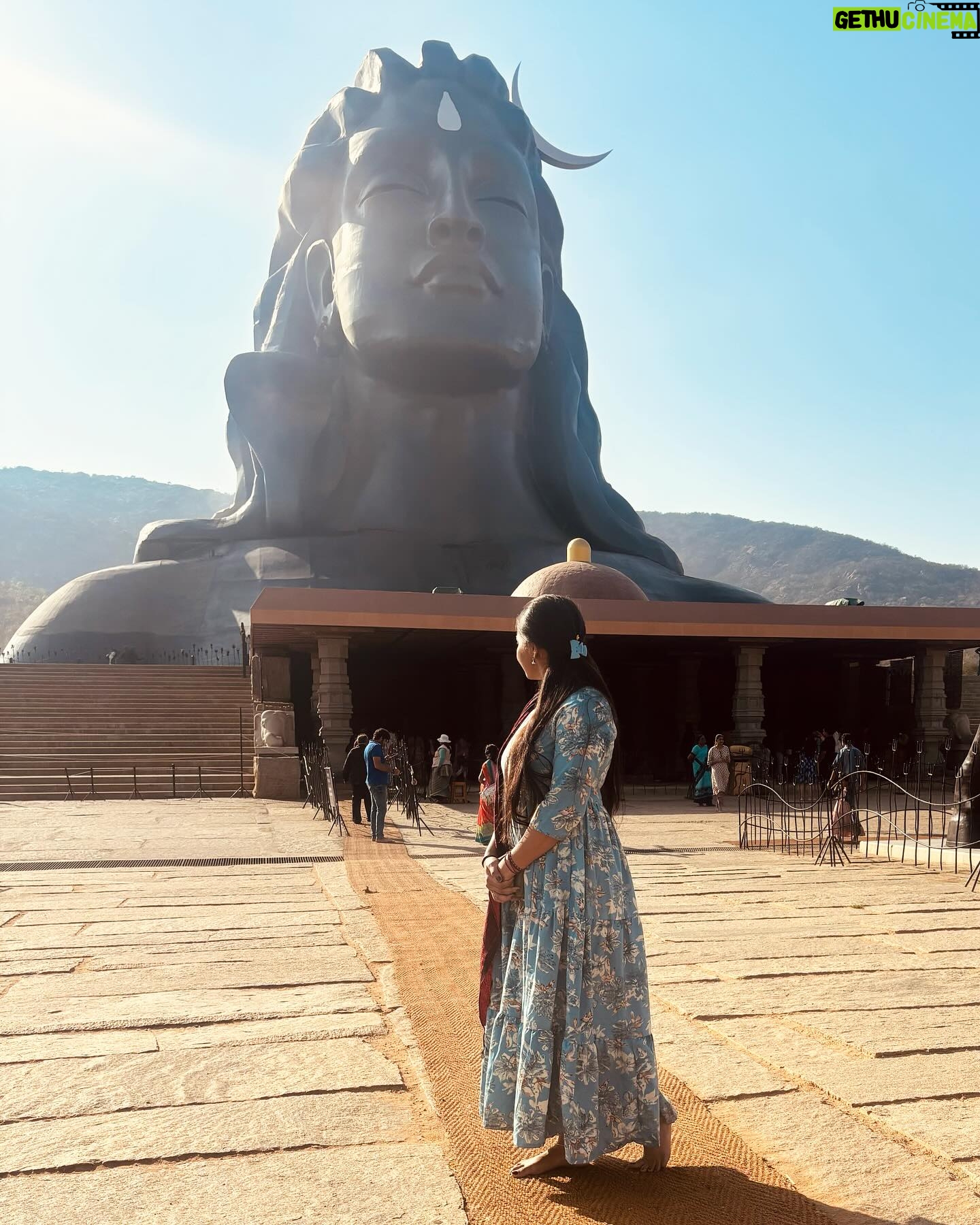 kruttika ravindra Instagram - On Namah Shivaaya 🙏🏻 • • #sadhguru #adiyogi #peace #instagood #instalike #shiv #mahadev_har #india #yoga #love #instagram #post #viral #trending