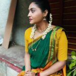 kruttika ravindra Instagram - ಇಳಕಲ್ ಸೀರೆ ♥️🤗 • • #kruttikaravindra #actress #india #love #instagood #instagram #picoftheday #loveyourself #kannada #kannadathi #ootd #trend #saree #instafashion #tbt #beautiful #happy #karnataka