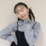 mako Instagram - 🎀 キャミセットアップは中にニット合わせてもかわいいです！ ヘアメイクは @moeaito もえちゃん🪡 メイクいつもと違くて新鮮～な感じ～ そしてなんとこれ1000個目の投稿… 🫸