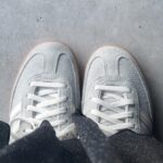 mako Instagram - 暑かったね今日は…でもやっとブルムンの SSを着れる気温になってきたから嬉しいです! adidasの靴、本当はサンバ狙ってたんだけどスペツィアルのこの色味にときめいてしまって今日届いた瞬間にすぐおろした🪡☀︎空の色とリンクした瞬間